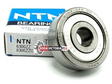 NTN 6300 ZZ DEEP GROOVE BALL BEARING, METAL SHIELDED 10x35x11 mm
