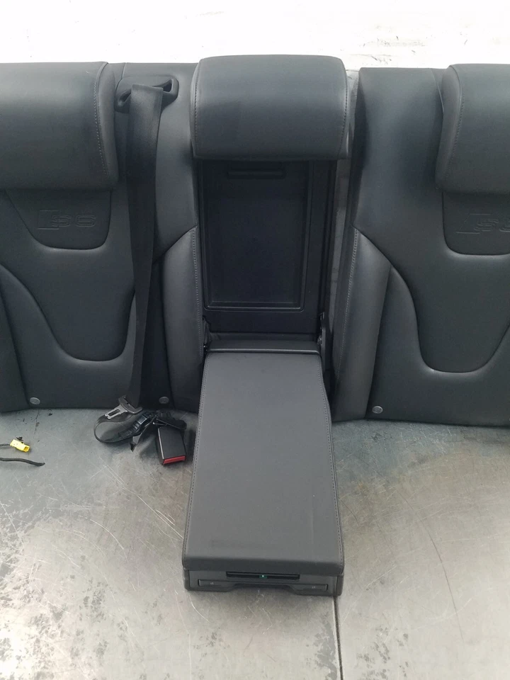 Juego de asientos deportivos traseros de cuero para Audi S6 Quattro C6 2007 #5876 Y5 Foto 4 de 4