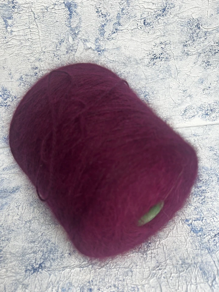 Angora Rabbit hilo esponjoso sobre cono 80/20% Angora/PA, por 100 g Foto 3 de 4