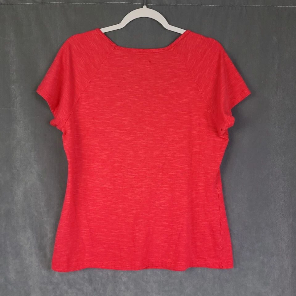 Camisa feminina Danskin Now manga curta XL ativa sem etiqueta na cor Chyvan - Imagem 2 de 4