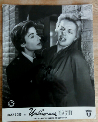  Aushangfoto UMFANGE MICH NACHT 1956 Diana Dors *WB5