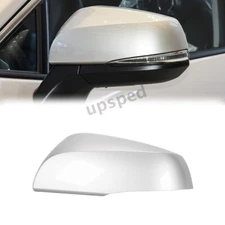 Silver Left Driver Side Car Rearview Mirror Cap Cover For Toyota RAV4 2019-2024