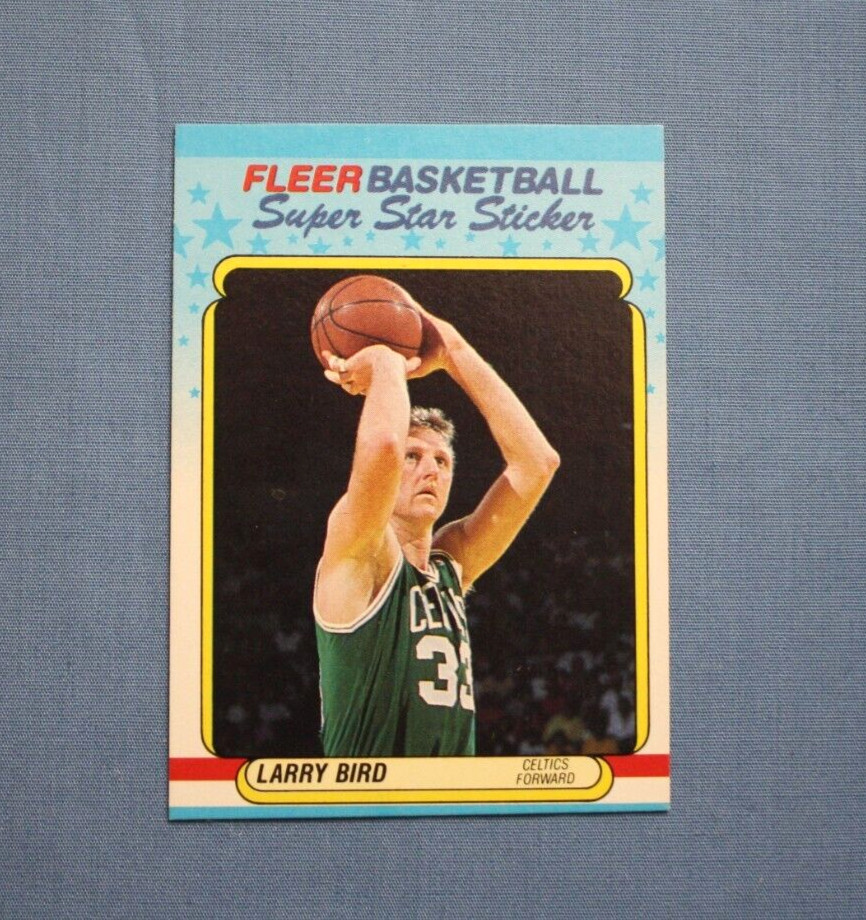 1988 Fleer Star Sticker Larry Bird #2 nm-mt Boston Celtics