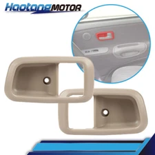 Interior Door Handle Trim Front LH&RH Side Fit For 2000-2006 Toyota Tundra Beige
