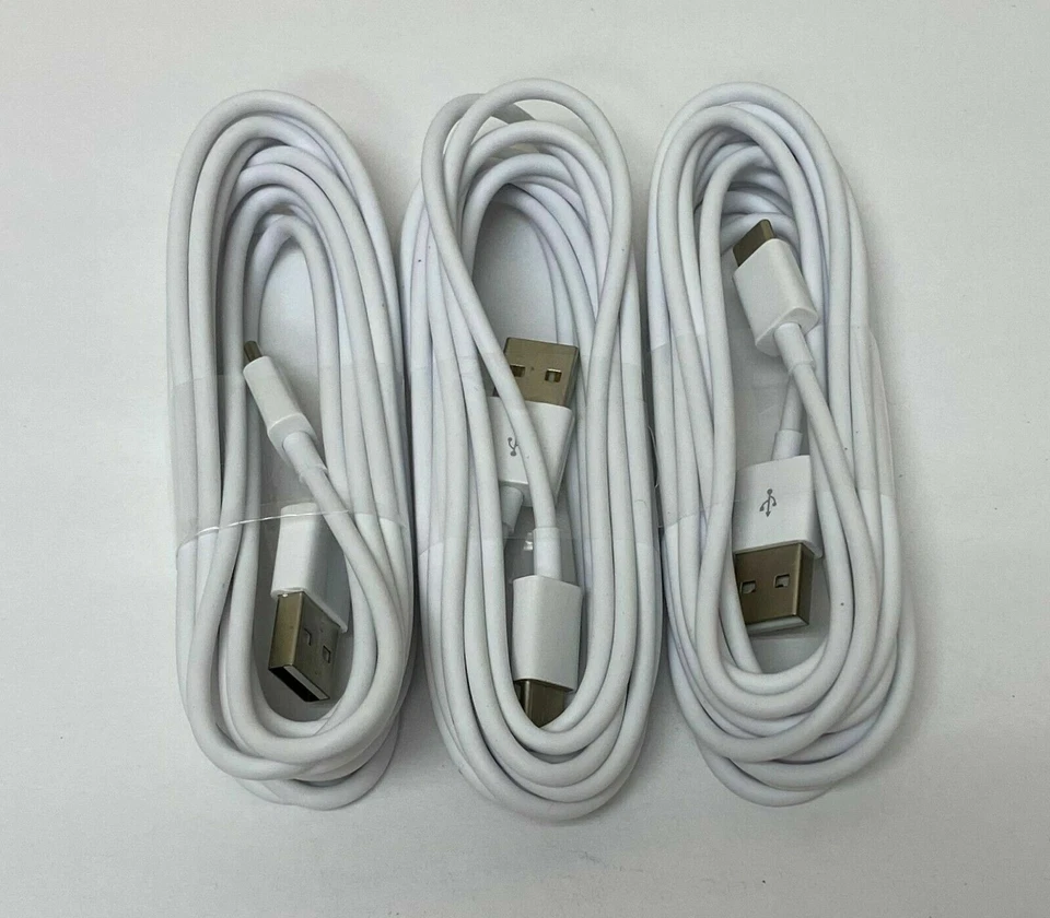 3-Pack 10FT OEM Type C Cable Fast Charging Cord For Samsung S8 S9+ Note 8 N9 S10 - Image 2 of 4