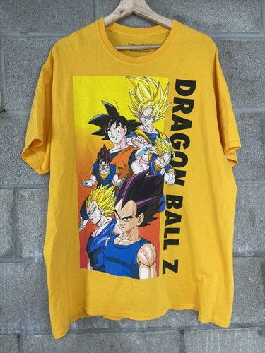 yellow dragon ball z shirt