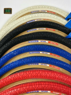 Coppia Pneumatici BMX Panaracer HP406 Skinwall - Vecchia Scuola, 20" Tubolari Con Tubi, Giappone
