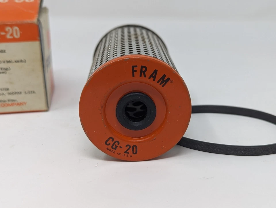 FILTRO DE COMBUSTIBLE FRAM CALIDAD PREMIUM # CG-20 NOS NIOB Foto 4 de 4