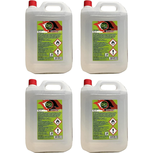 Bio Sprint BIOETANOLO COMBUSTIBILE LIQUIDO STUFA, CAMINETTO 4X5Lt + IMBUTO - Foto 3 di 8