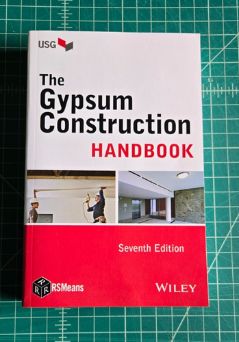The Gypsum Construction Handbook - by USG, Paperback in Excellent Condition