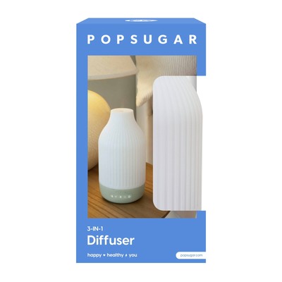 3-in-1 Oil Diffuser, Adjustable Misting, Natural Sounds, Ambient Light Modes