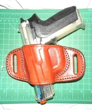 Tagua BH2-433 LH Leather 2 Slot Quick Draw Belt Holster SIG PRO SP2022 SP2340