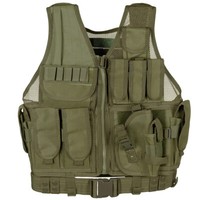 Mfh Marine Weste MilitäRische Leicht Sicherheit Airsoft Taktisch Jagd Od GrüN