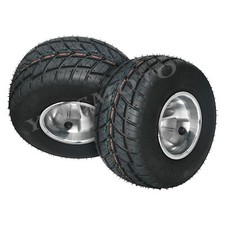 2pcs 5''inch 10x4.50-5 Front Road Tire Wheel Rim for Go Kart Racing Karting Golf