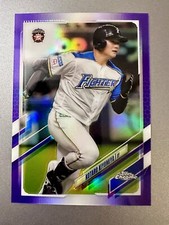 2021 Topps Chrome NPB Nippon Professional Kotaro Kiyomiya /299 Purple Refractor