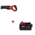 Milwaukee 2821-20 M18 FUEL SAWZALL Recip Saw w/ 48-11-1850 Battery Pack
