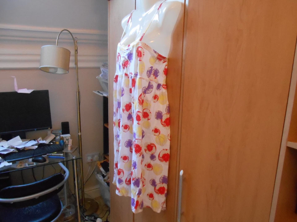 BNWT Roxy Multi-Coloured Strappy Cotton Sun Dress - 16 Yrs - Image 4 of 4