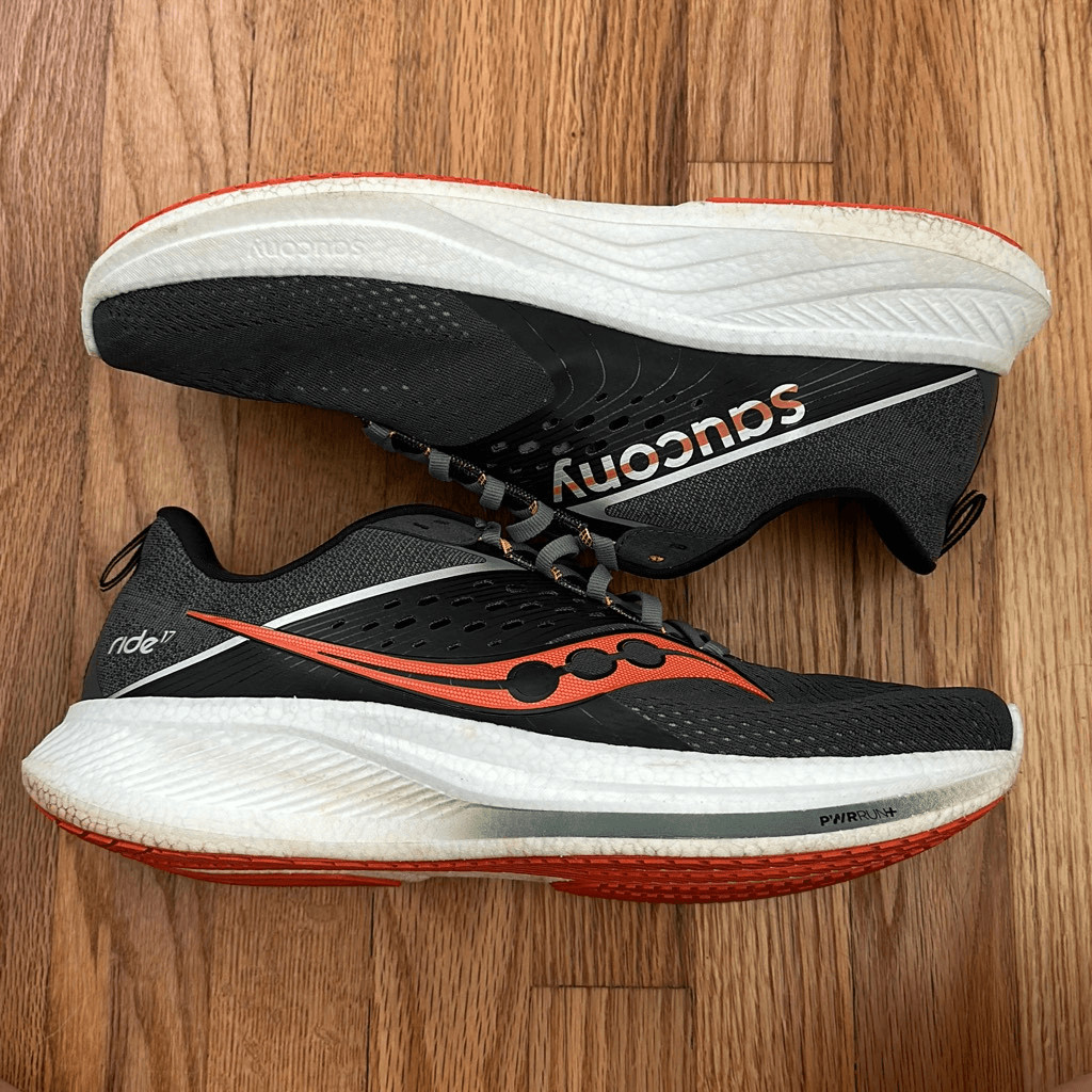 Saucony Ride 17 Shadow Pepper Men’s Size 12 W