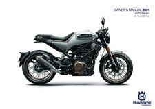 Husqvarna Owners Manual Book Guide 2021 401 VITPILEN US Model