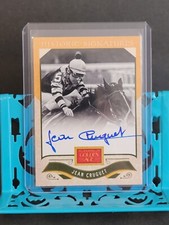 2012 Panini Golden Age Historic Signatures Jean Cruguet Triple Crown Winner RC