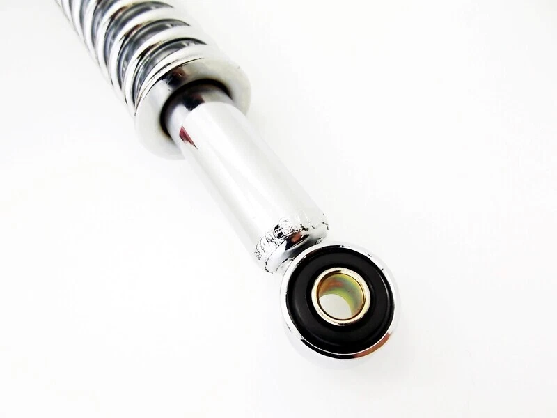 AMORTECEDORES TRASEIROS HONDA MR50 ELSINORE 74-75 270mm JBS CROMADO OLHO NO OLHO - Imagem 3 de 4