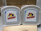 VINTAGE (2) WONDER BREAD SANDWICH CONTAINER BY A. ARONSON 2006 — photo 1