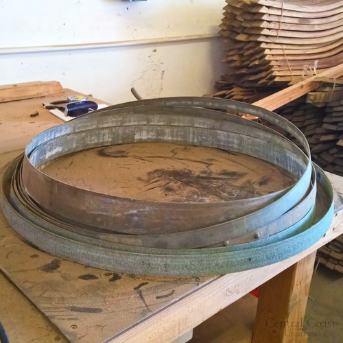 8 Wine Barrel Steel Hoops Bands Rustic Decoration Decor