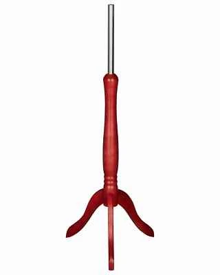 DEUBL - SCHNEIDERPUPPEN Standfuß / Ständer für Schneiderpuppen | Echt Holz | Farbe Kirschbaum | Ø 25 mm