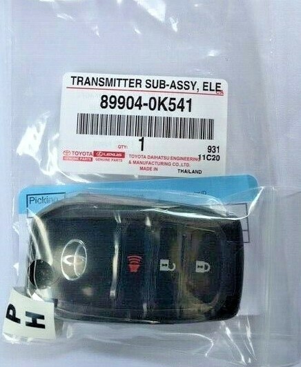 89904-0K541 GENUINE TOYOTA HILUX REVO SMART KEY 3 BUTTON | eBay