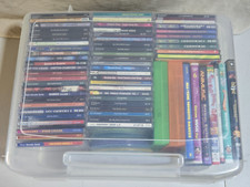 Lot Of 60 Karaoke CD  s Country, Broadway, Christian, Kids PLUS DVDs in CASE