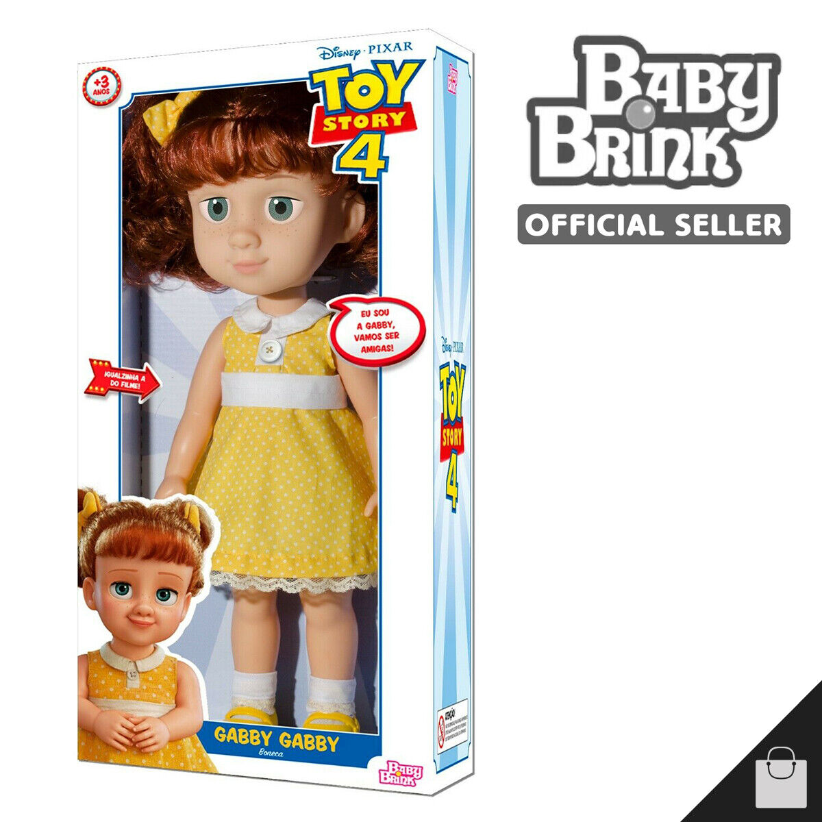 Gabby Gabby Doll Life Size Toy Story 4 Disney Pixar MOC MIB Gabby Gabby Doll Life Size Toy Story 4 Disney Pixar MOC MIB