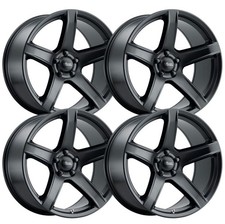 Set-4 Replica Hc2 20x9.5 Et18 20x10.5 Et25 5x115 Matte Black Wheels Staggered