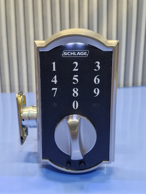 Schlage Touch Keyless Electronic Deadbolt BE375 CAM 610