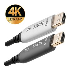 100ft Plenum HDMI Fiber Optic Hybrid Cable 18Gbps 4K 60Hz HDR Active Optical