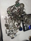Vintage Sterling Silver 925 Jewelry Bulk Lot 600g Estate Rings Charms