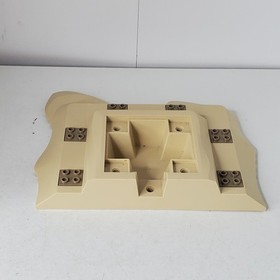 2008 LEGO "Loot Island" #6241  Tan Baseplate #64649 6 Dark Tan Inserts #2476