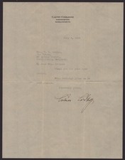 CALVIN COOLIDGE - TYPED LETTER SIGNED 07/03/1930