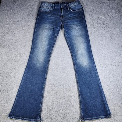 Miss Me Jeans Womens 18 Boot Imseam 33 Hem Fray 