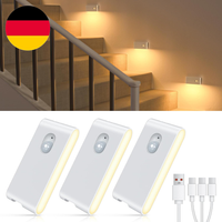 Willed Treppenlicht Mit Bewegungsmelder, Aufladba Led Nachtlicht Mit Bewegungsme