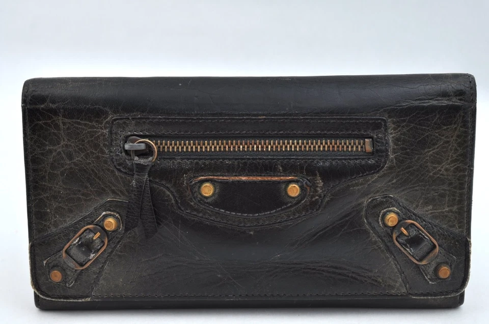 Auth CELINE Burberrys BALENCIAGA BOTTEGAVENETA Long Bifold Wallet 4Set L2831 - Image 2 of 4