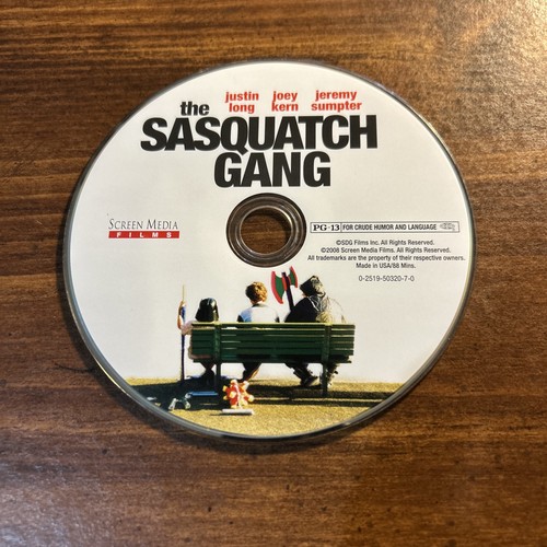 The Sasquatch Gang (DVD, 2008) Justin Long Joey Kern Disc Only RARE
