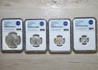 2023 Fiji T-1 Fractional Silver Eagle Set NGC MS70 Early Releases 4 Coin Set