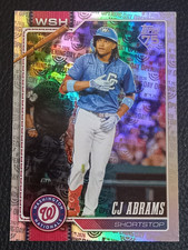 2026 TOPPS SERIES 1 CELEBRATION CJ ABRAMS OPENING DAY FOIL PARALLEL#152