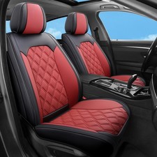 Car Seat Covers Full Set 5 Seats, Leather Waterproof Seat Covers for Cars SUV...