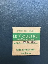 LeCoultre Genuine NOS Click Spring Comb Cal 12R 489 – Jaeger LeCoultre Part