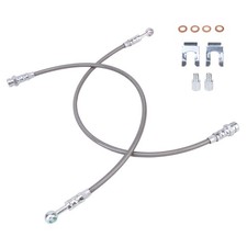 Stainless Extended Length Front Brake Line for Lift for Ford 09 -18 F-150 F150