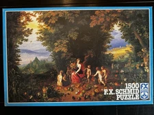 F.X. Schmid Puzzle 1500 Piece Jan Breughel THE FOUR ELEMENTS: EARTH 98448.2