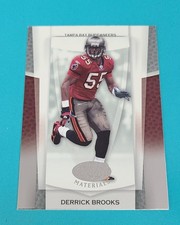2007 Leaf Certified Materials #55 Derrick Brooks Tampa Bay Bucs FOOTBALL Card 5C
