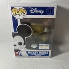 Funko POP! Disney Mickey Mouse #01 Diamond Collection Ex. Barnes & Noble
