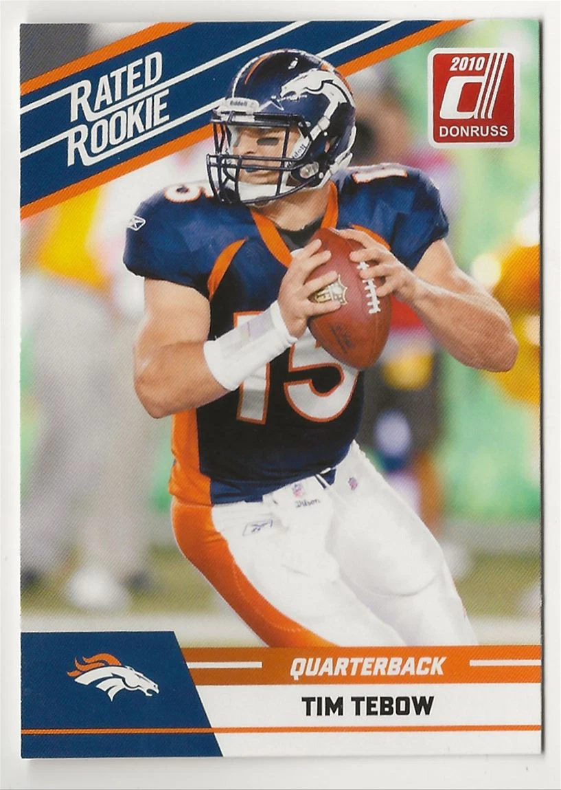 Tim Tebow trading card